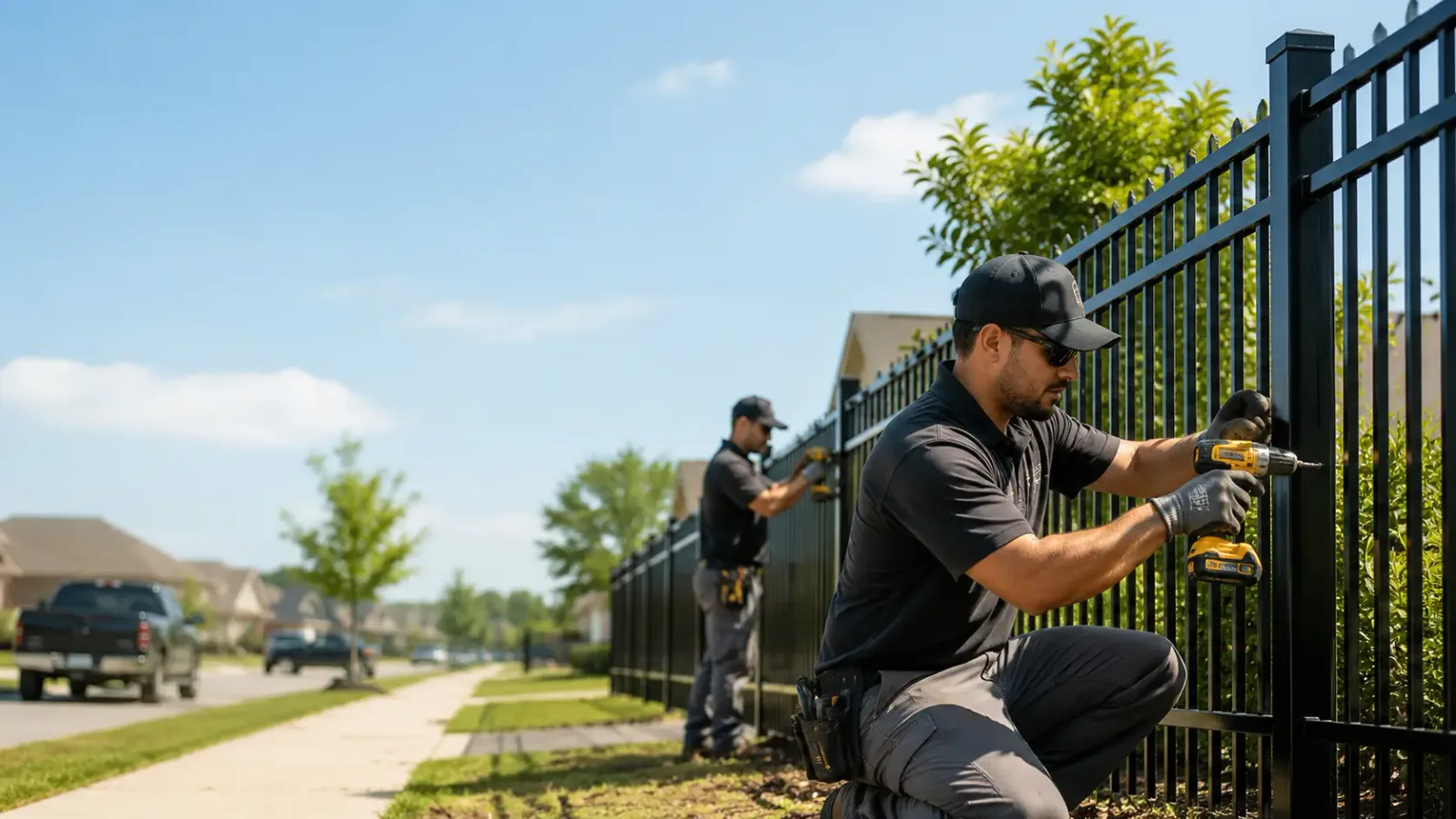 Metal Fence Installation in Drayden, MD